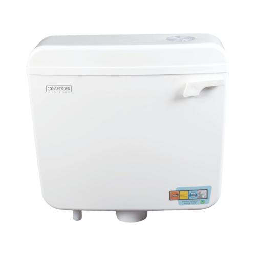 S SLIM Flushing Cistern with Side Push Button Bottom Inlet